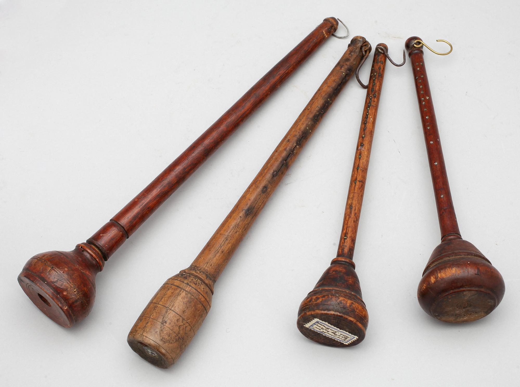 KRYDDBESMAN, 4 st, 1700/1800-tal.