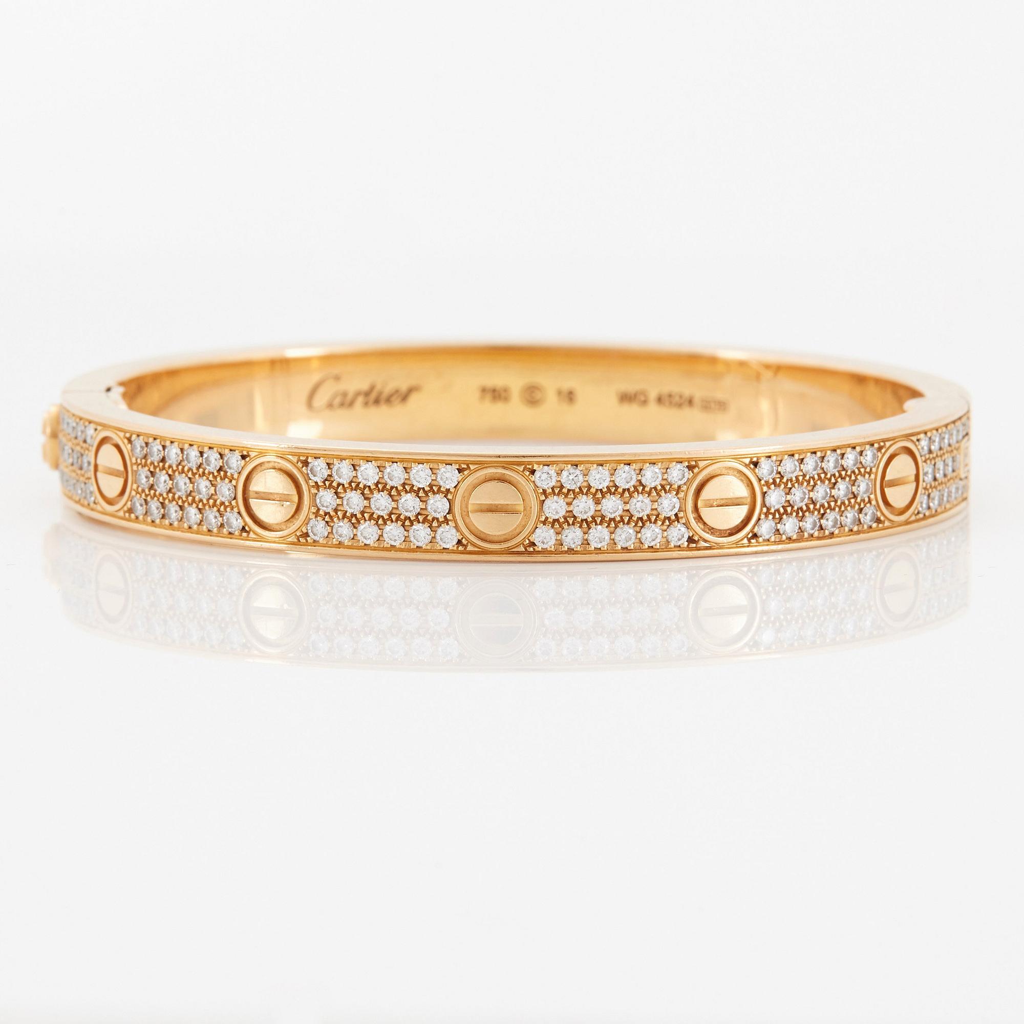 Cartier "Love" armband.