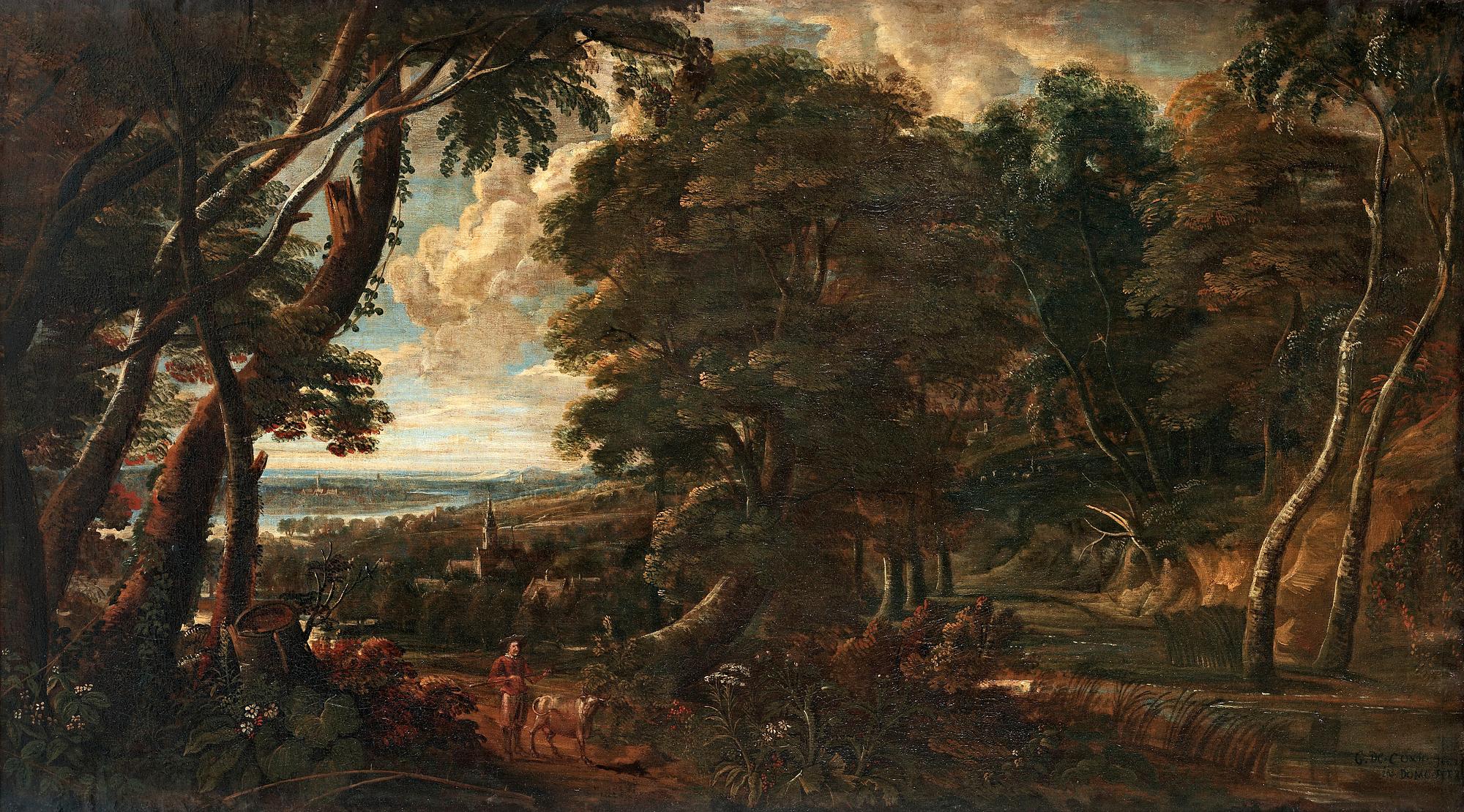 GORIS DE COXIE, olja på duk, signerad G de Coxie fecit in Domo Petr.