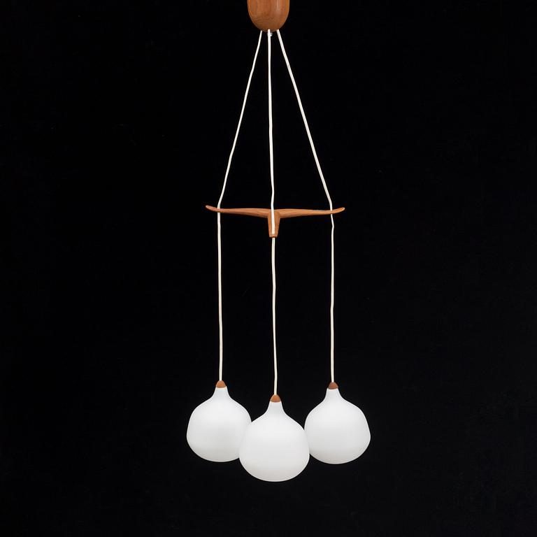 Uno & Östen Kristiansson, taklampa, Luxus, Vittsjö, 1950/60-tal.