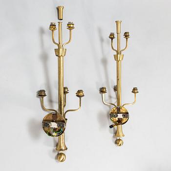 Paavo Tynell, a pair of 1940's wall lights for Taito.