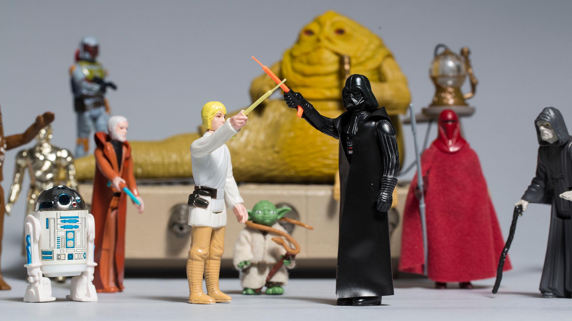 SAMLING STAR WARS FIGURER, Kenner, 1970/80-tal.