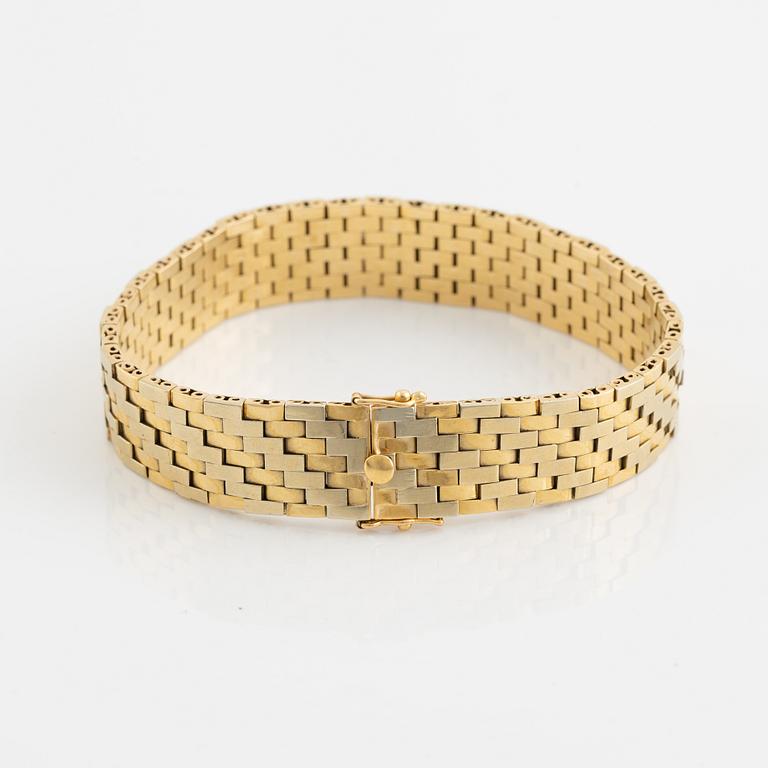 18K gold bracelet, Portugal.