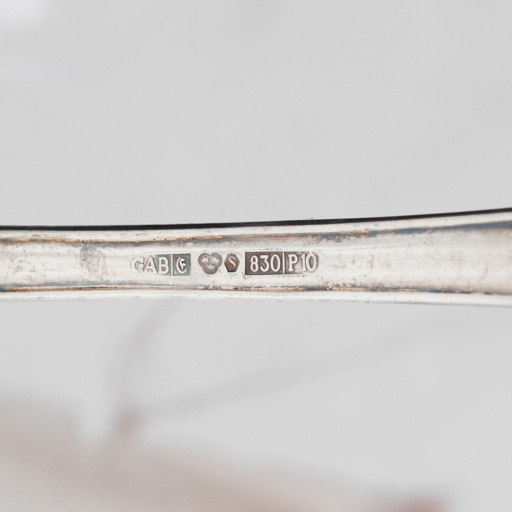 A Swedish silver cutlery set, model "Svensk", GAB, Eskilstuna 1987-1989 (148 pieces).