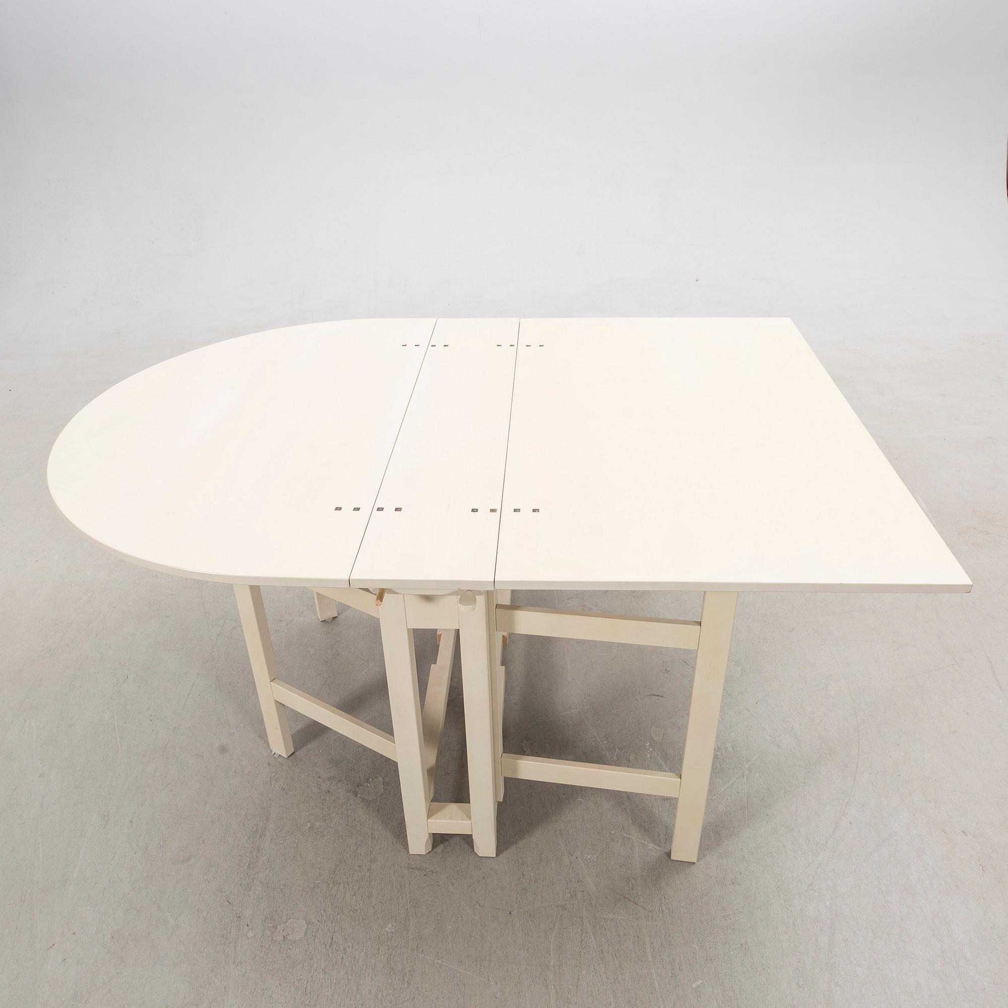 Drop-leaf table, "Bergslagen", from IKEA's 18th-century series, 1990s.