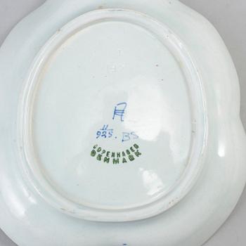 A 'Tranquebar' faince dinner service, Aluminia for Royal Copenhagen (46 pieces).