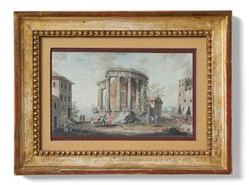 781. Hubert Robert, Sibyllas tempel på Tivoli i Rom.