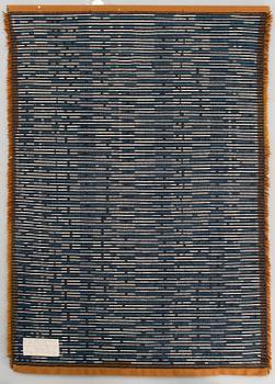 A 1980s "Vattenblink" ryijy rug, for The Friends of Finnish Handicraft.