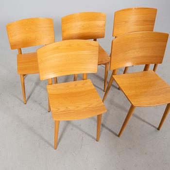 Jonas Lindvall, stolar 5 st "Oak" för Skandiform 2000-tal.
