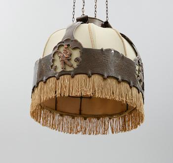 TAKLAMPA, jugend, tidigt 1900-tal. Höjd ca 40 cm.