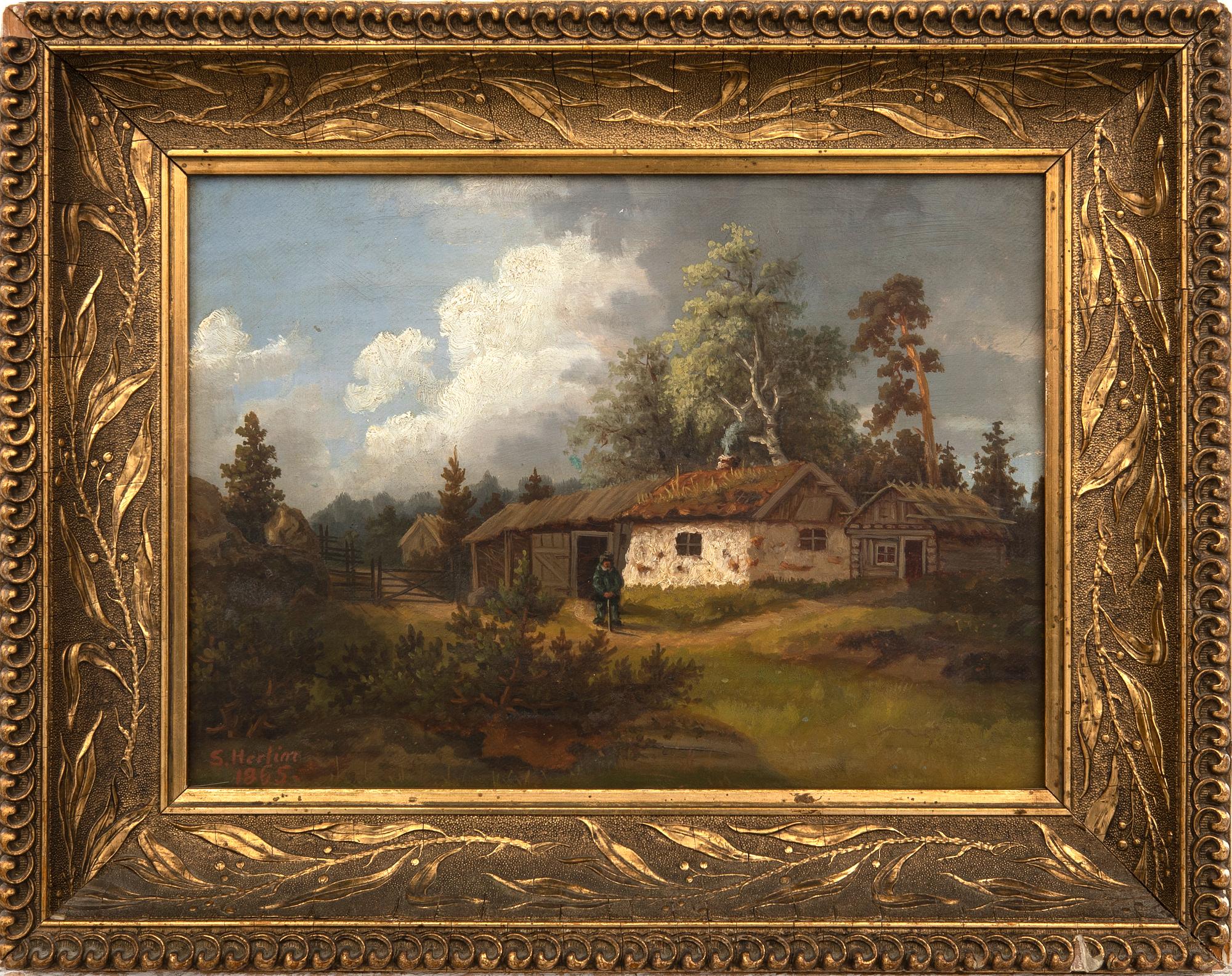 Sven Herlin, Bondgård.