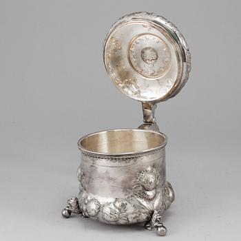 A baroque style silver tankard, Tesi, Gothenburg, 1965.