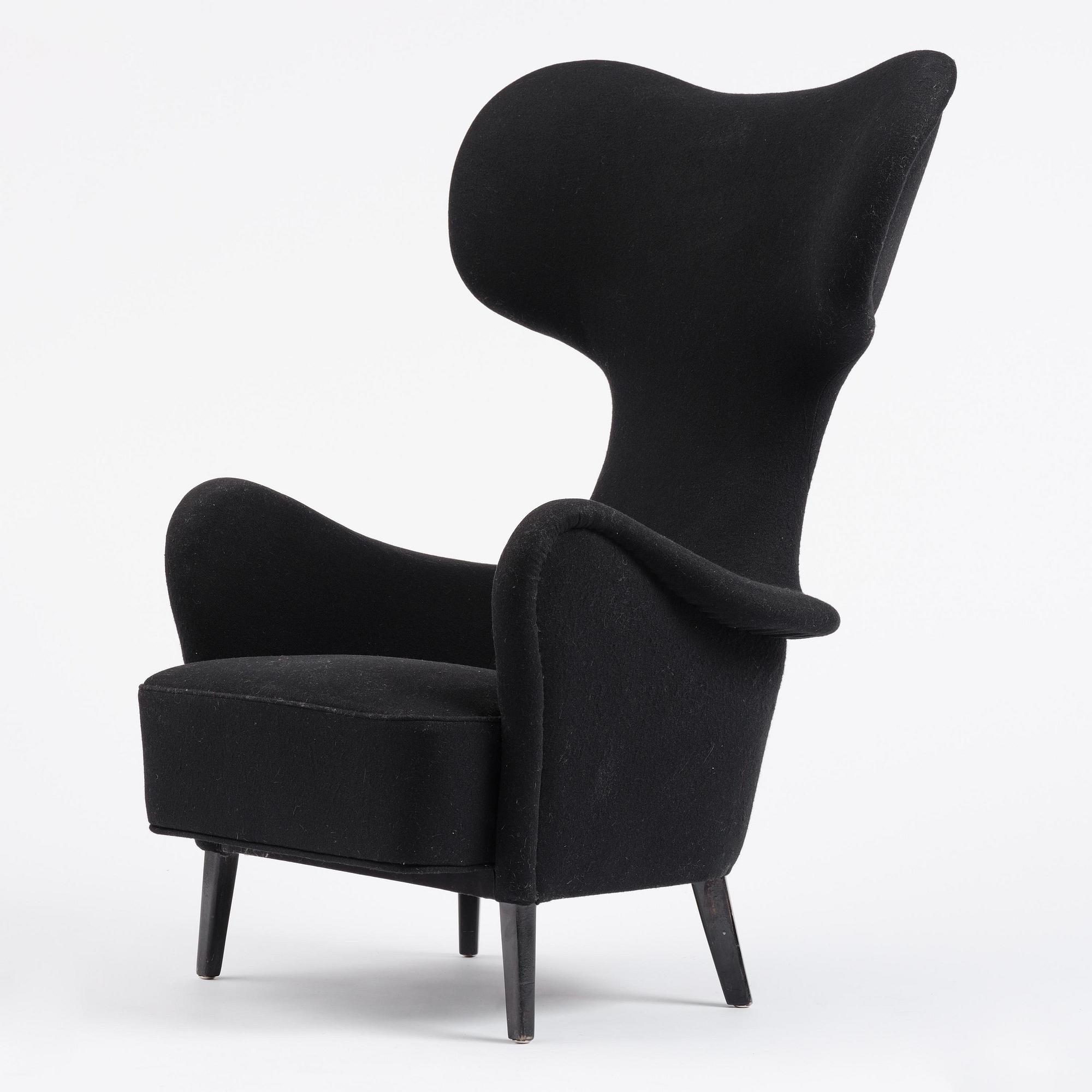 Gustaf Axel Berg, a rare "Estelle" armchair, G. A. Berg, Stockholm, 1940s.