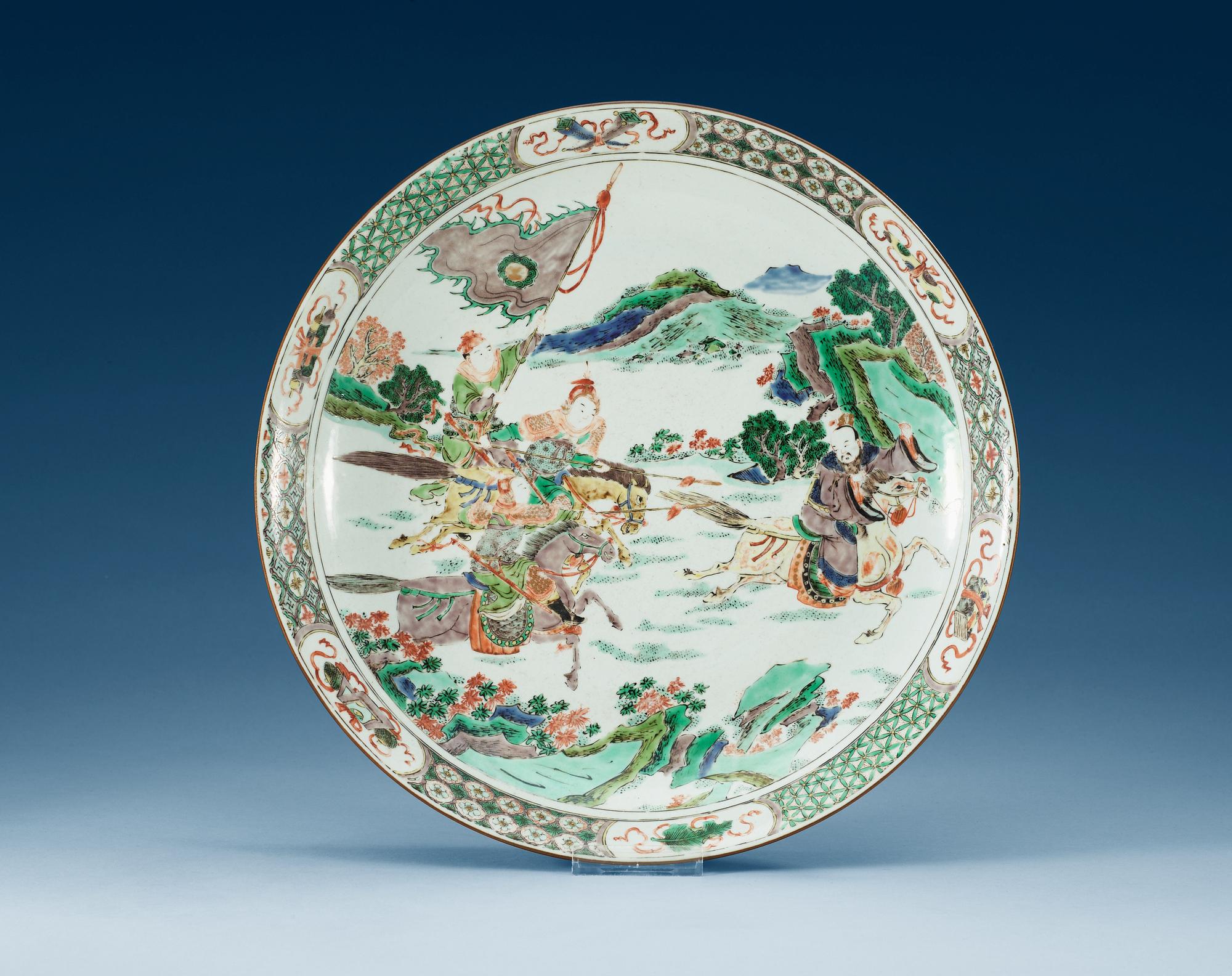 FAT, porslin, Qing dynastin, Kangxi (1662-1722).