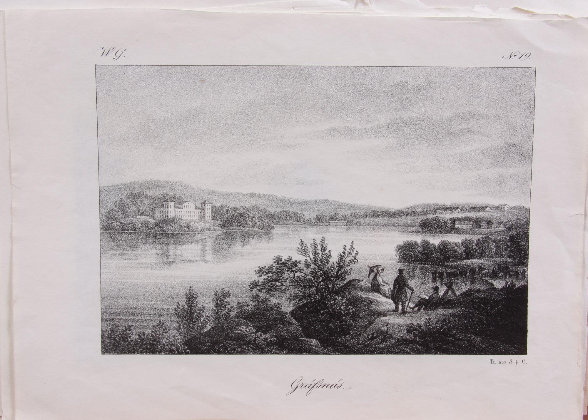 PARTI TRYCK, ca 100 delar, 1800-tal.