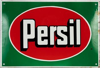 Reklamskylt, "Persil", 1900-talets första hälft.