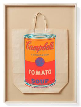 324. Andy Warhol, "Campbell's soup can (Tomato)".