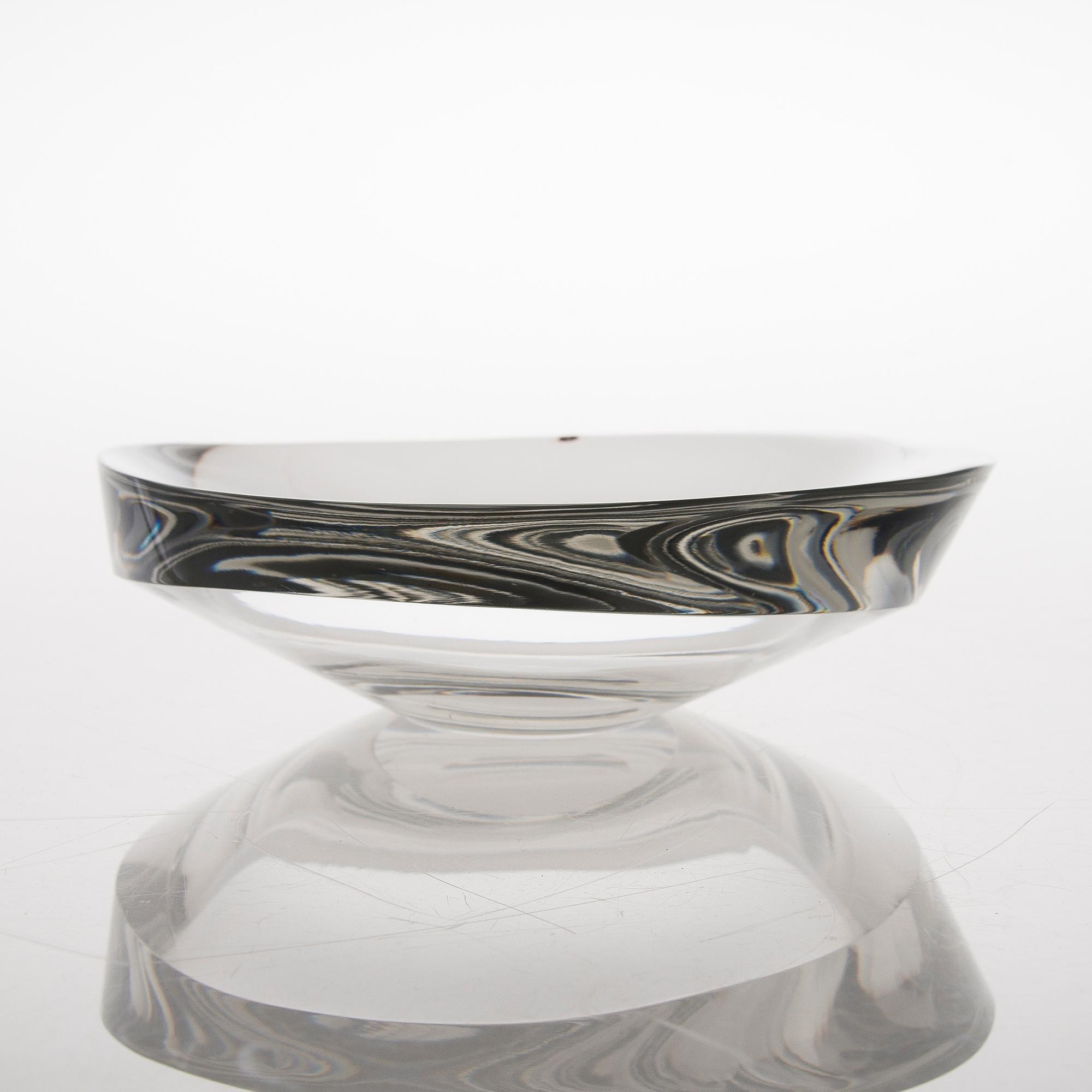 Tapio Wirkkala, TAIDELASI,  signeerattu Tapio Wirkkala 3860.