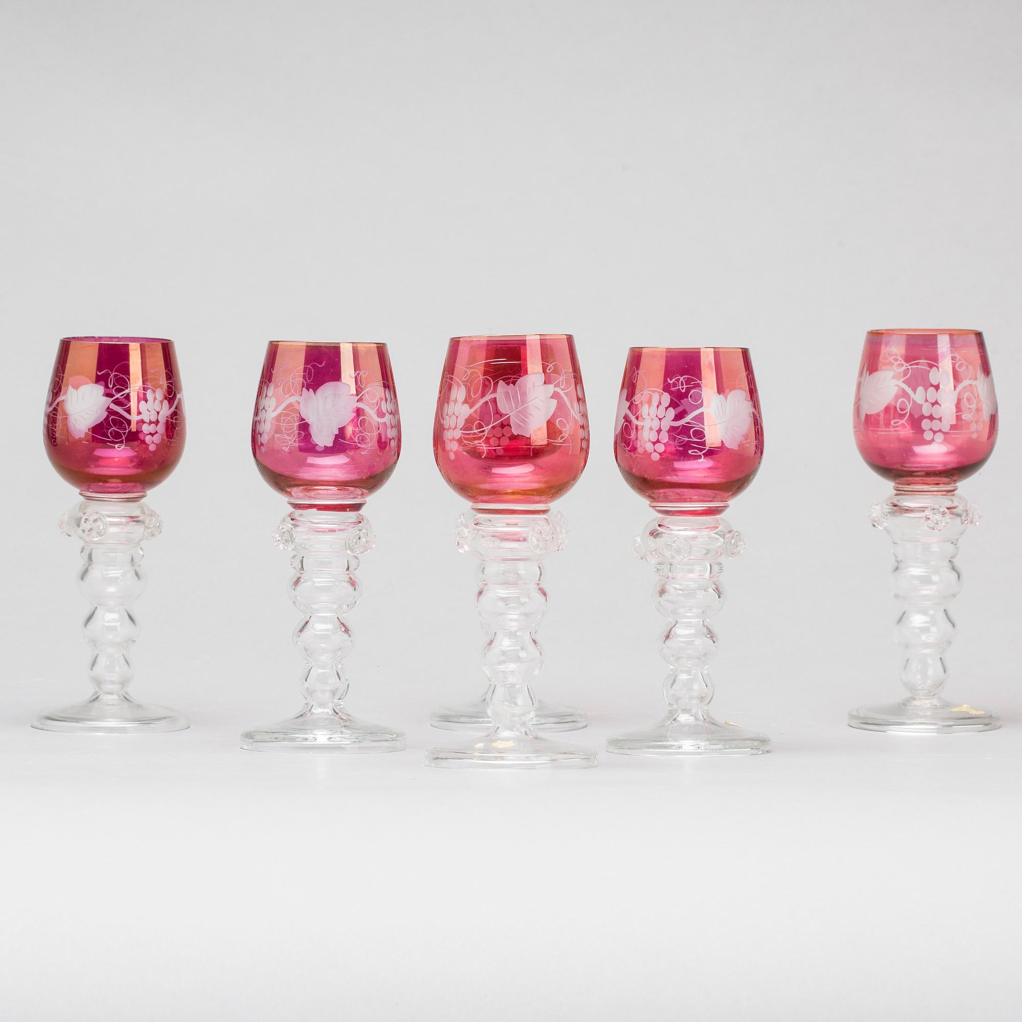 REMMARE, glas, 10 st. Gullaskruf. 1900-talets mitt.