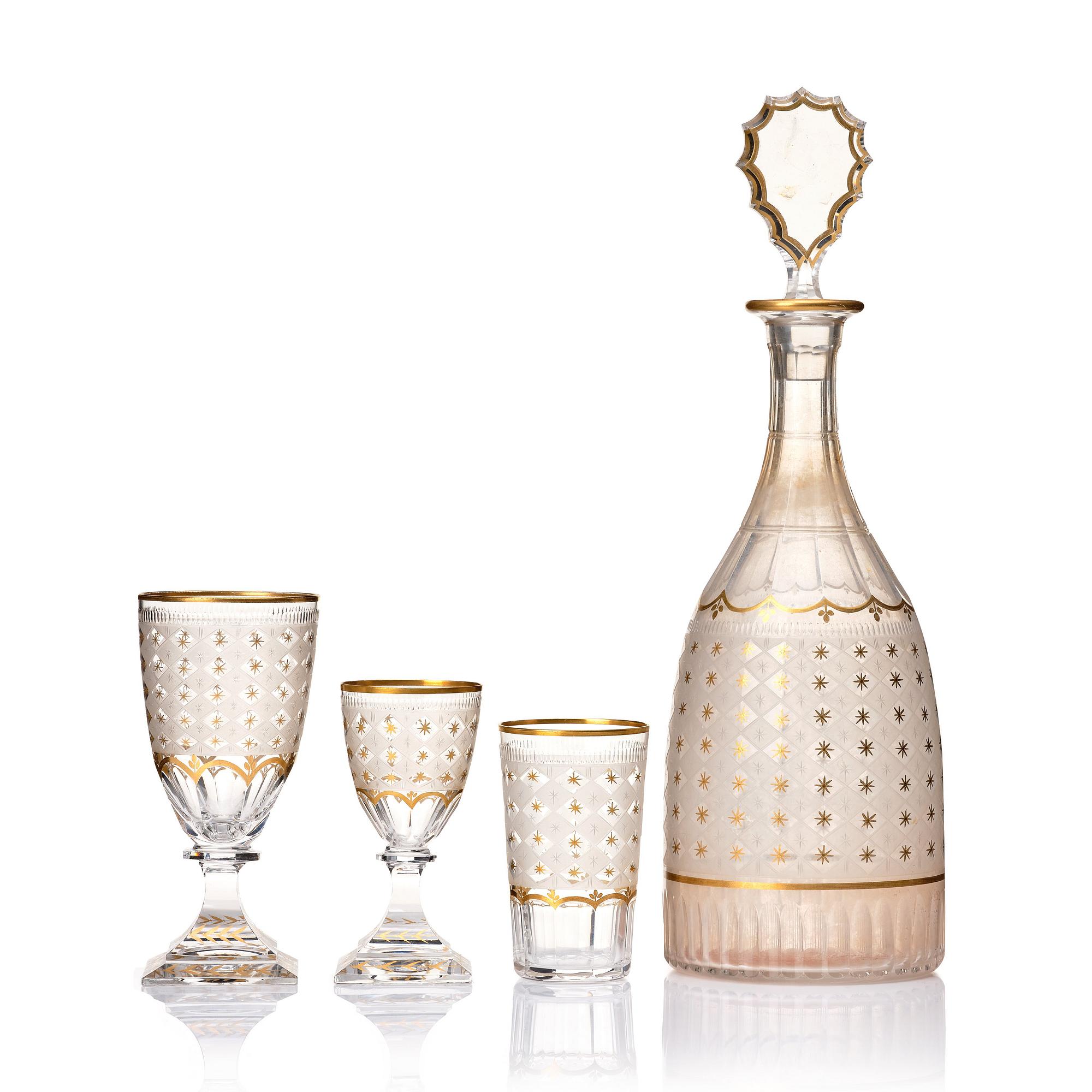 A Kosta 'Odelberg' glass service, 20th Century. (41 pieces).
