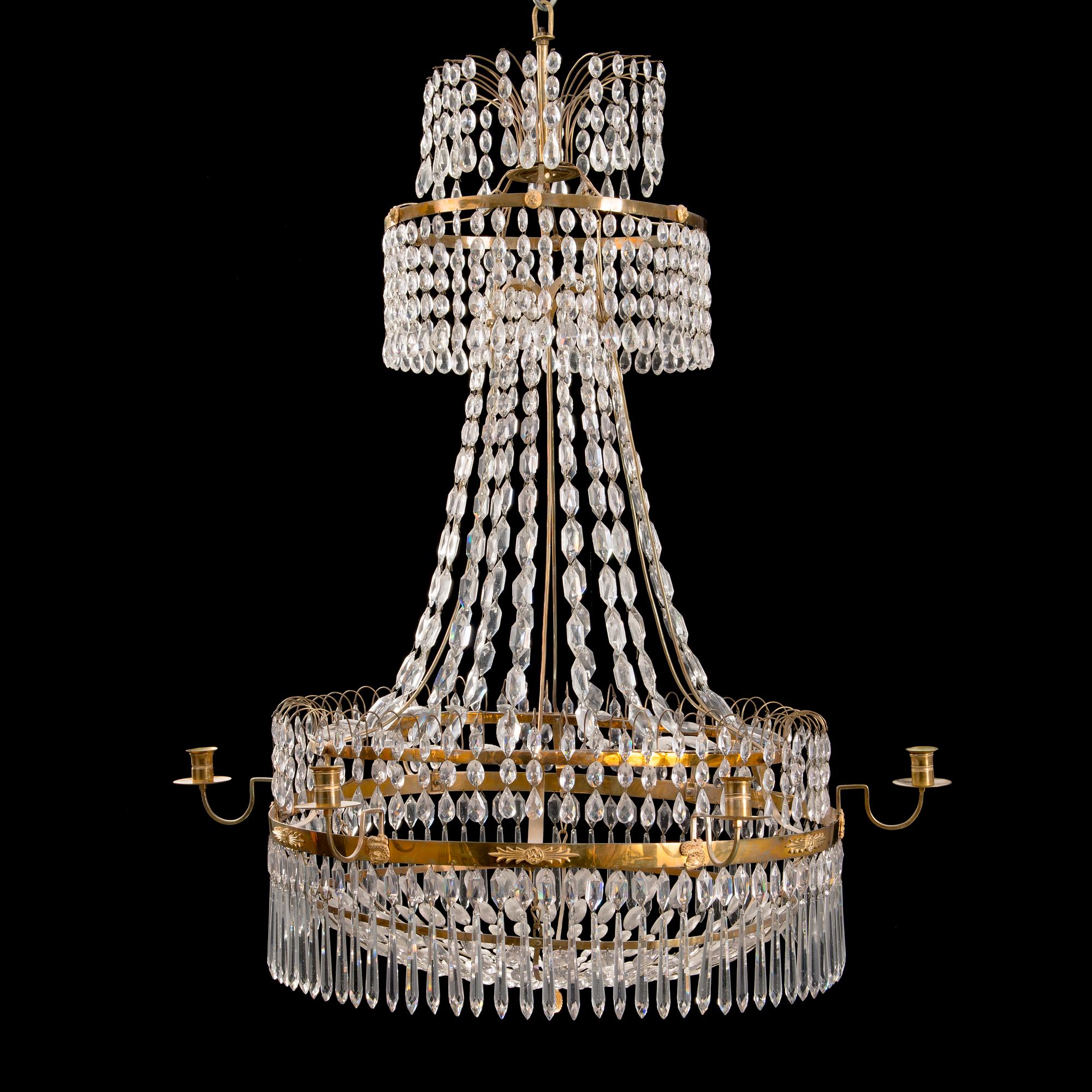 KATTOKRUUNU, kustavilainen, Ruotsi 1700-luvun loppu.