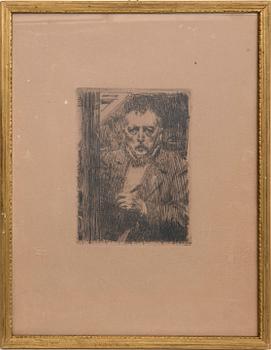 Anders Zorn, Självporträtt.