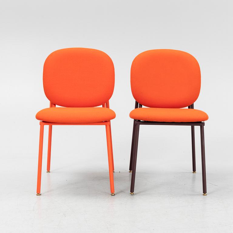 Mathieu Gustafsson, two prototype chairs, Ói, 2019.
