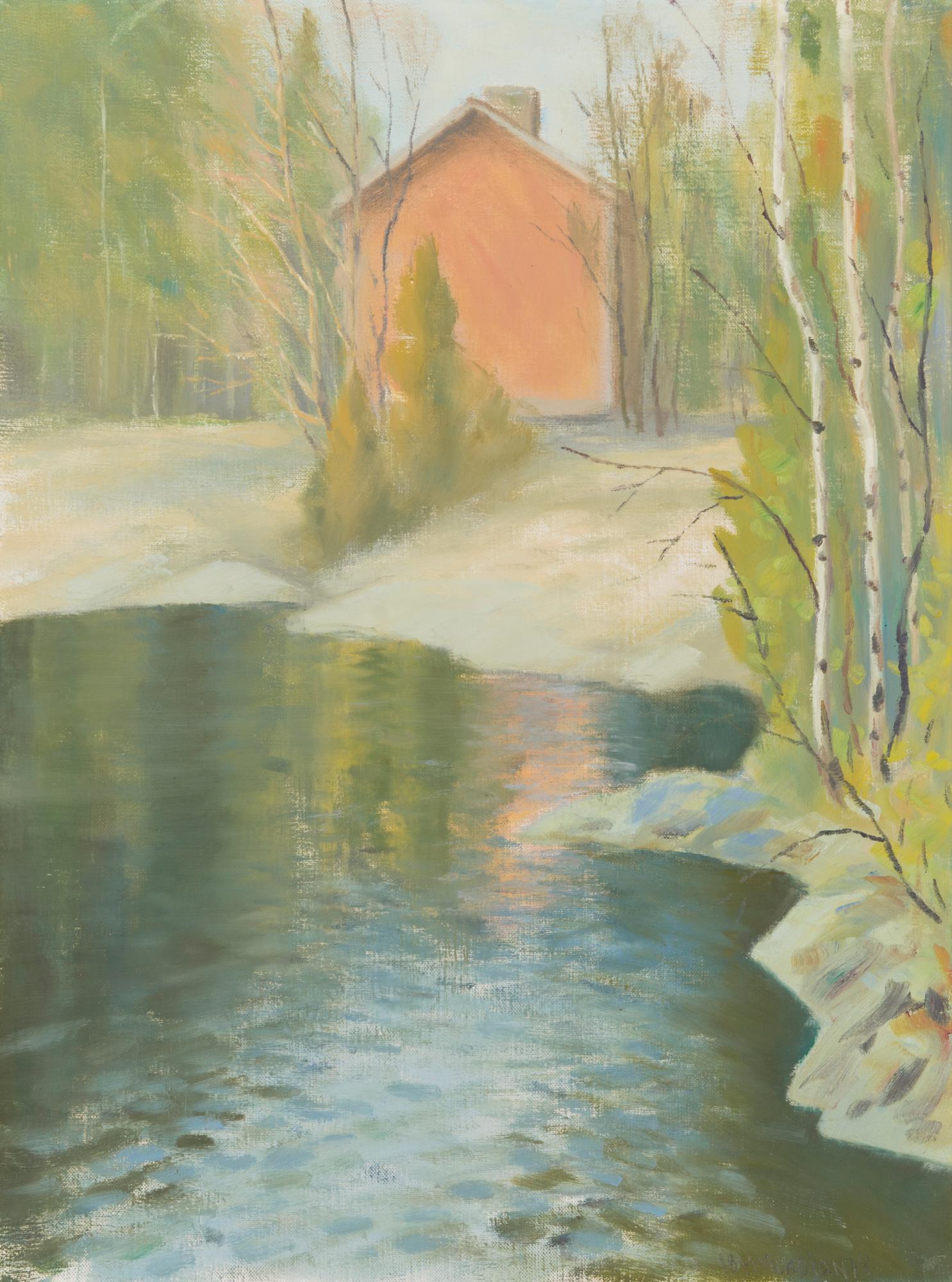 BORIS MIKOJAN, oil on canvas, signed and dated -78.