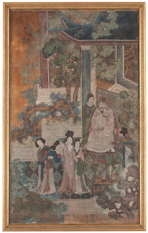 MÅLNING, Qing dynastin, 1800-tal.