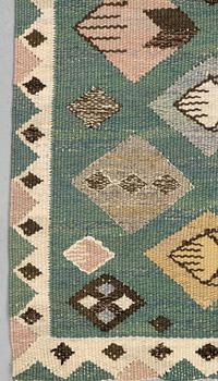 Märta Måås-Fjetterström, a textile, "Knoppen", flat weave, ca 91,5 x 50 cm, signed AB MMF.