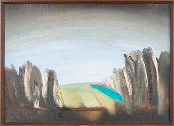Heitti Polli, "Kevadine maastik" (Spring Landscape).