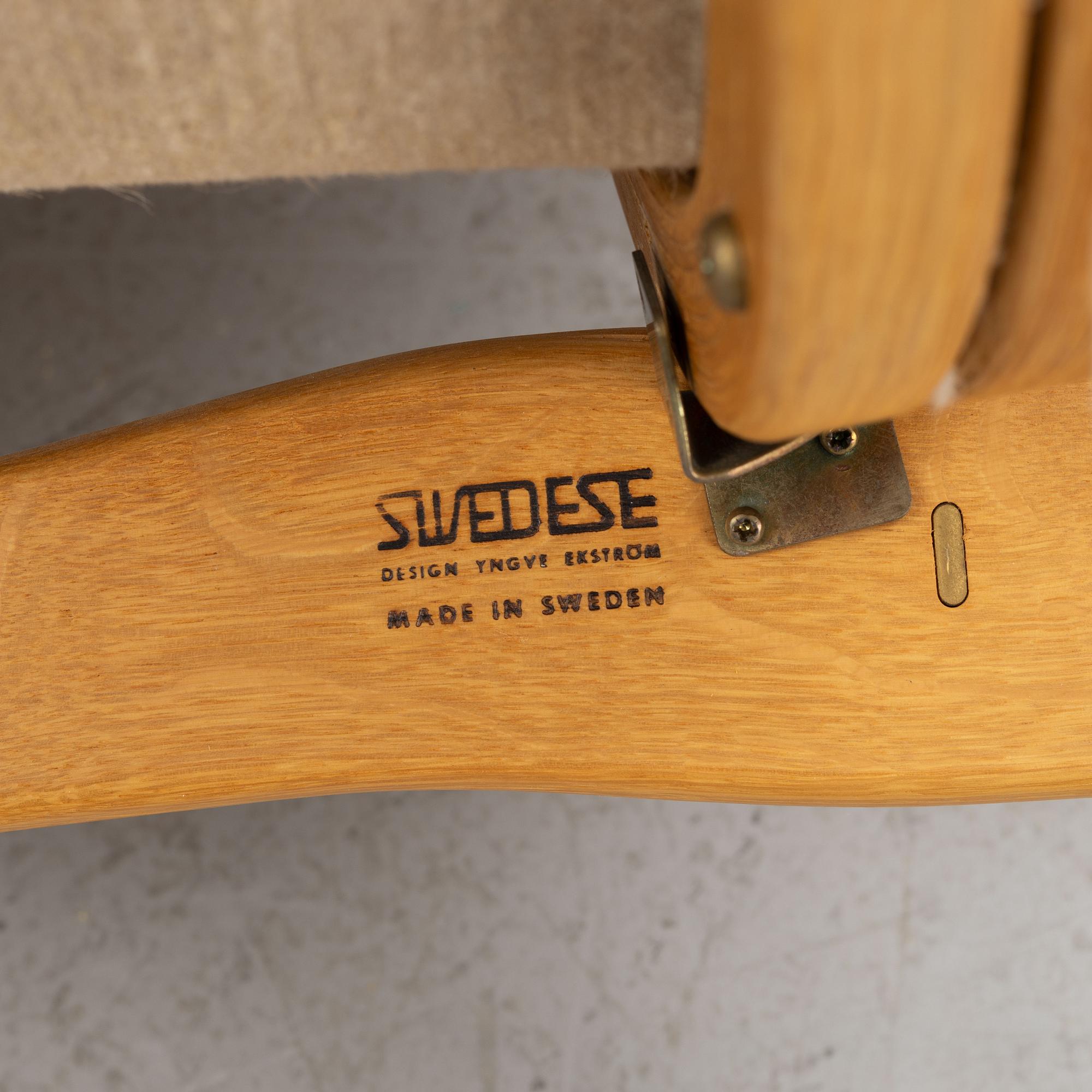 Yngve Ekström, fåtölj, ” Lamino ”, Swedese.