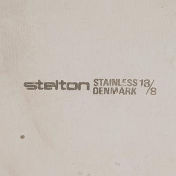 COCKTAILSET,4 delar, rostfritt stål, bl a "Cylinda-Line", Arne Jacobsen, Stelton, Danmark, 1900-tal.