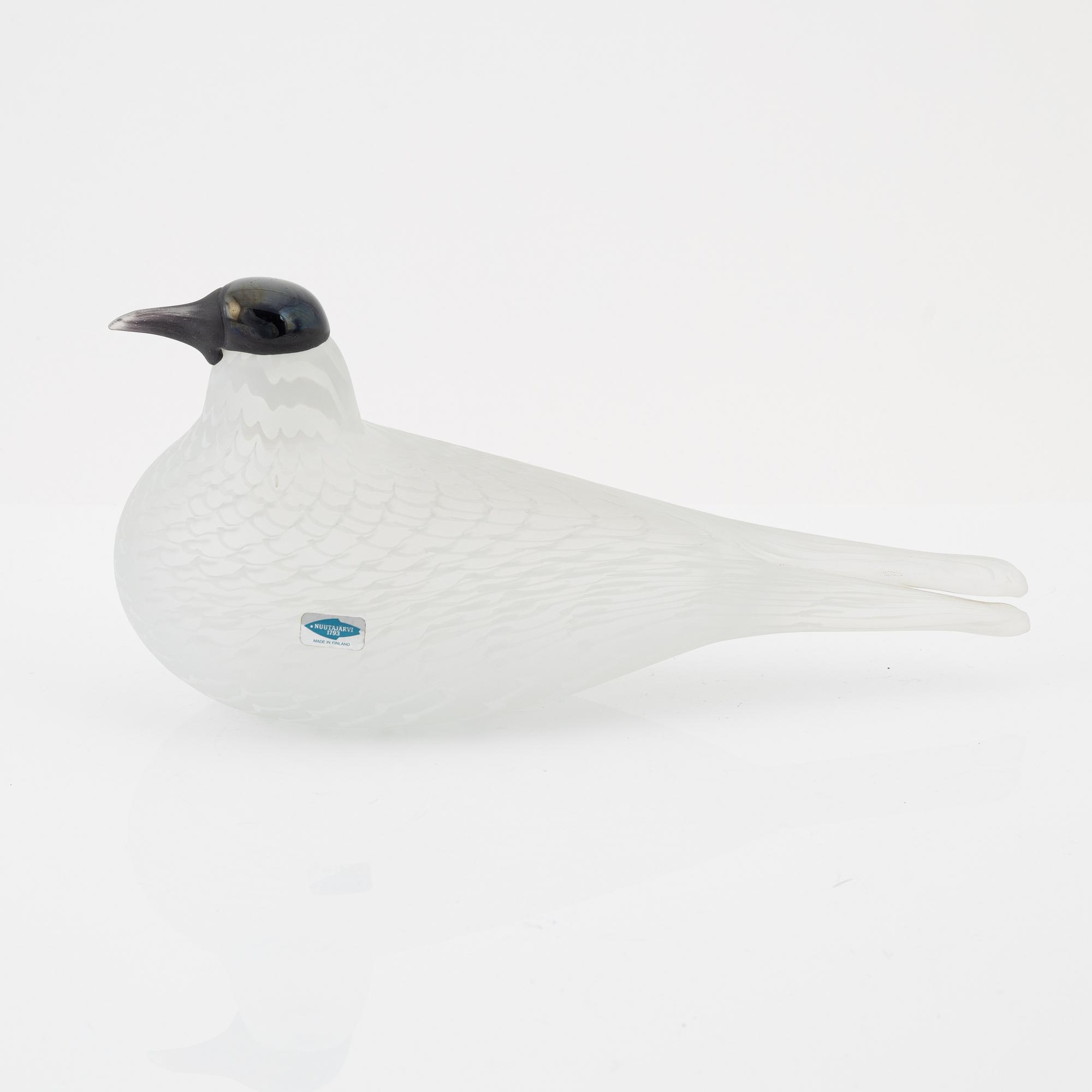 Oiva Toikka, glasfågel, Nutajärvi, Notsjö, numrerad 573/3000, signerad.