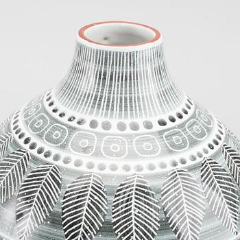 INGRID ATTERBERG, vas Uppsala Ekeby glaserat stengods 1900-talets mitt.