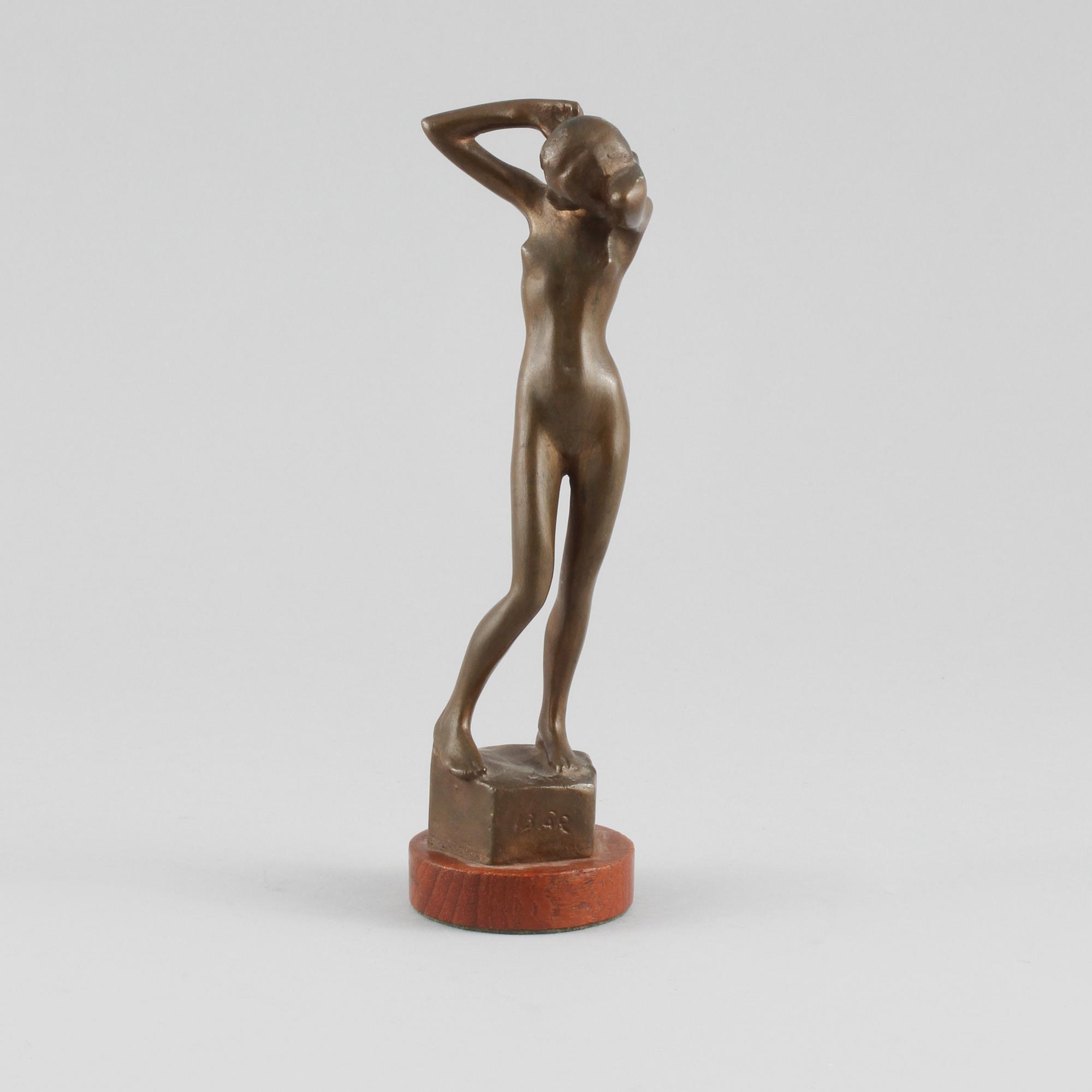 TORE STRINDBERG, skulptur, brons, signerad.