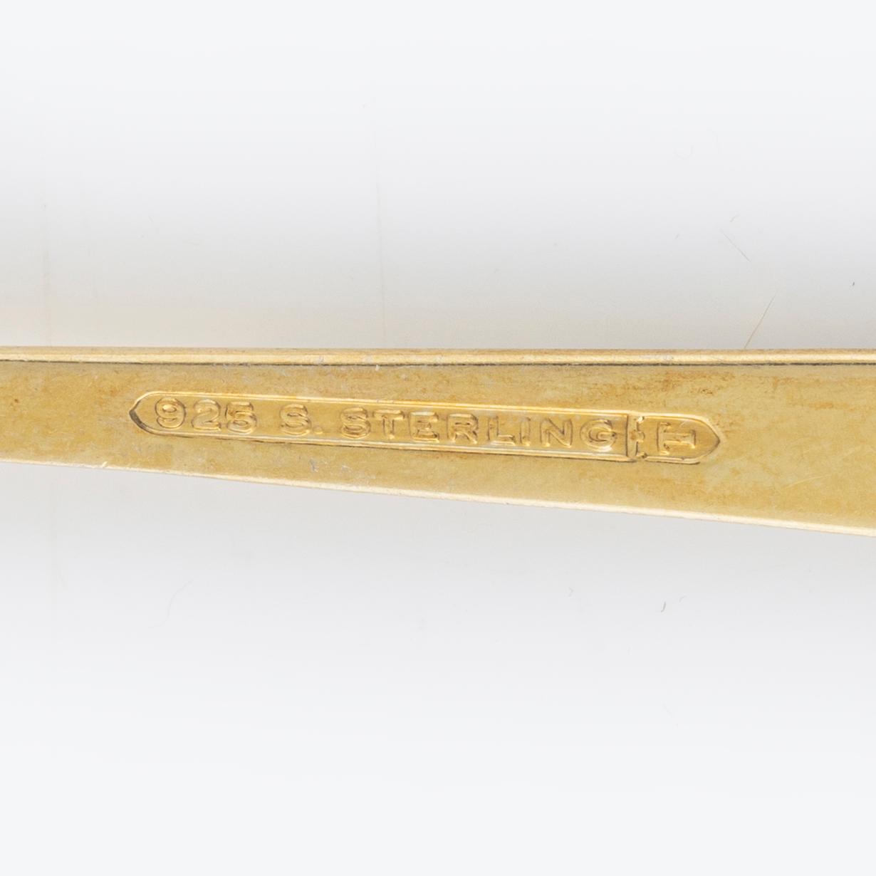 Gafflar, 12 st, silver och emalj, N.M. Thune, Norge, 1900-talets mitt.