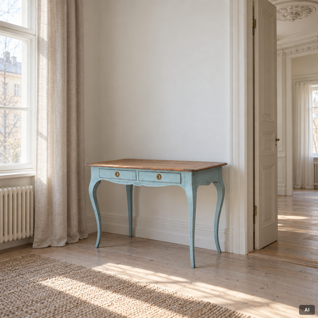 Table, Rococo style, 20th century.