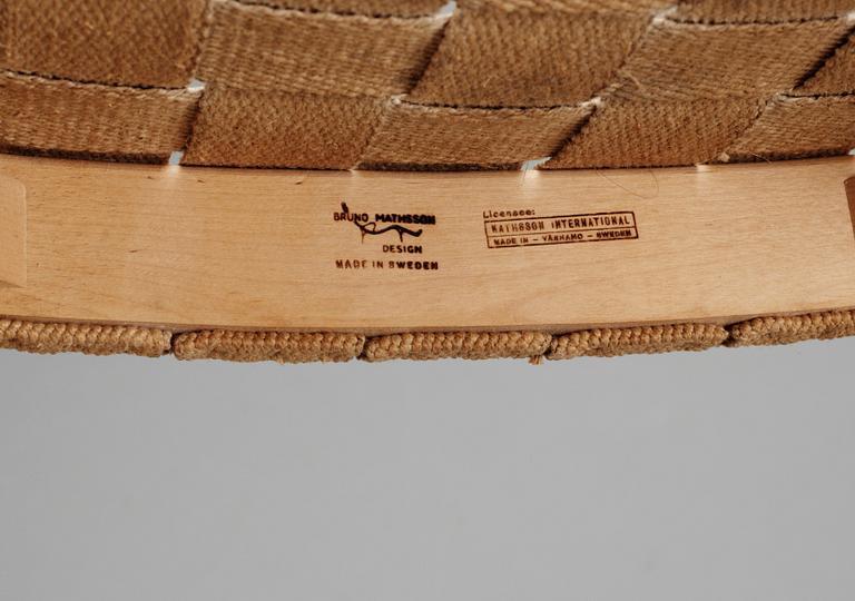 STOLAR, ett par, Bruno Mathsson, Matsson International, Värnamo.