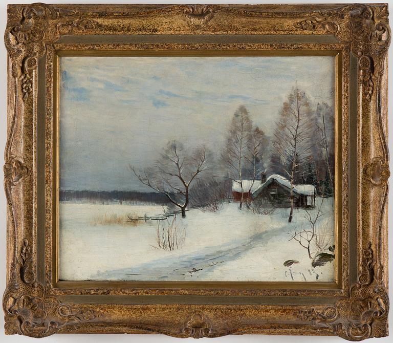CARL JOHANSSON, oil on canvas, signed and dated -83.