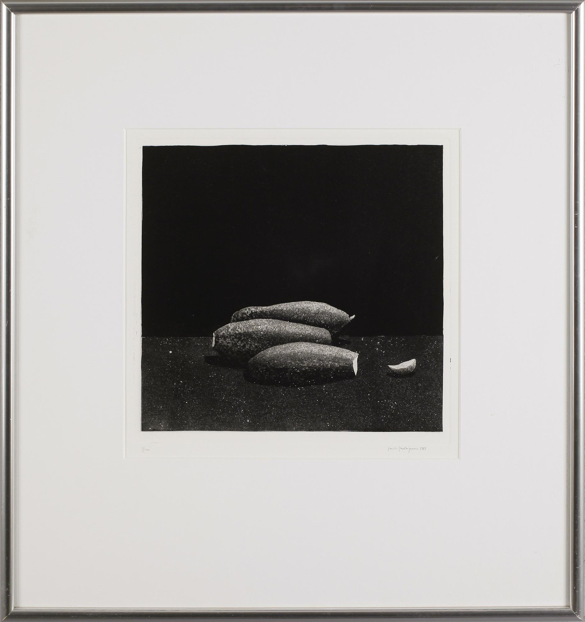 PENTTI KASKIPURO, etsning, signerad, daterad 1981 och numrerad 8/100.