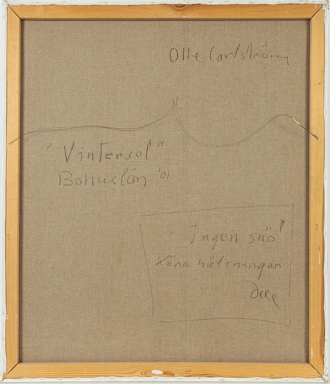 Olle Carlström, olja på duk, signerad och daterad -00.