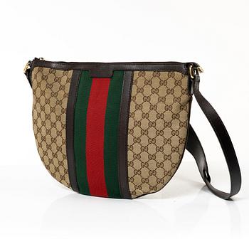 Gucci, Bag, "Vintage Web Saddle GG Bag".