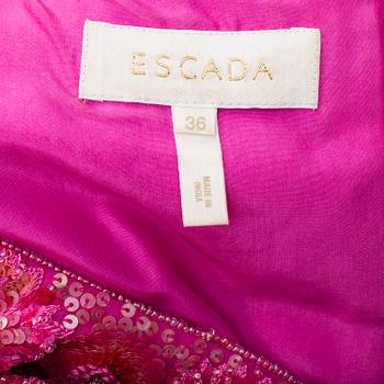 ESCADA, a silk evening gown, size 36.