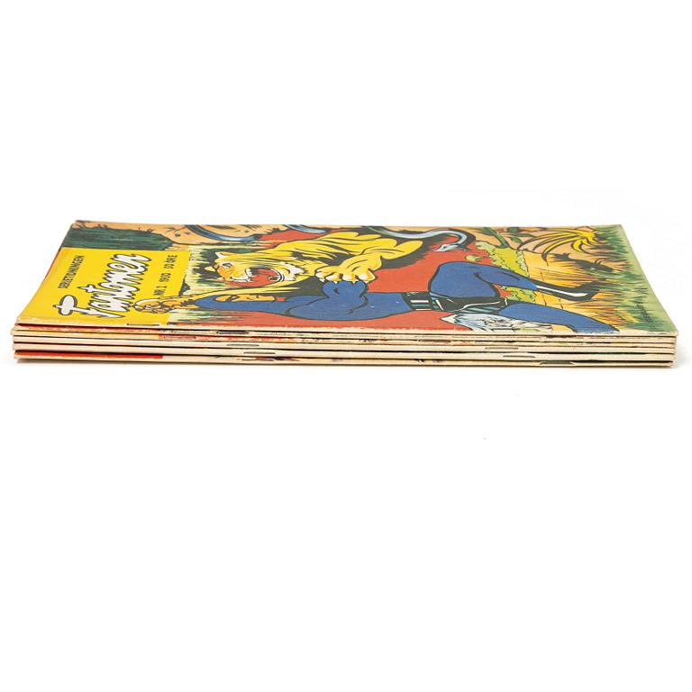 Comic books, “Fantomen”, Volume 1, 1950, nos. 2–7.