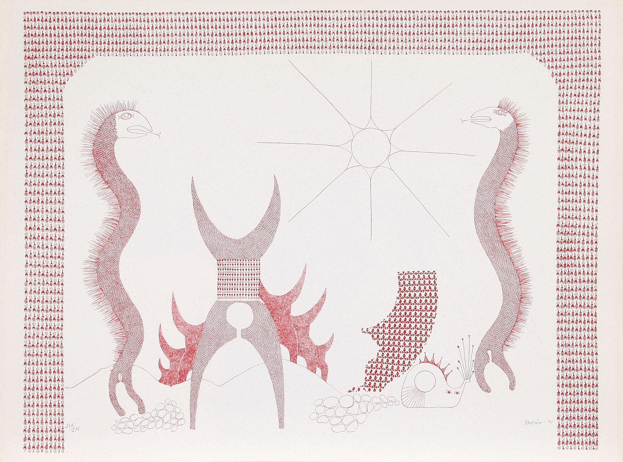 PARTI GRAFIK, 6 delar i mapp, sign o numr 268/275.