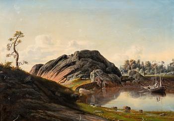 Johan Knutson, LANDSCAPE FROM PORVOO.