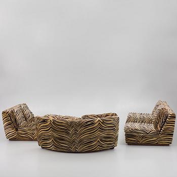 Modulsoffa, 3 delar, "Playboy", Dux, 1970/80-tal.