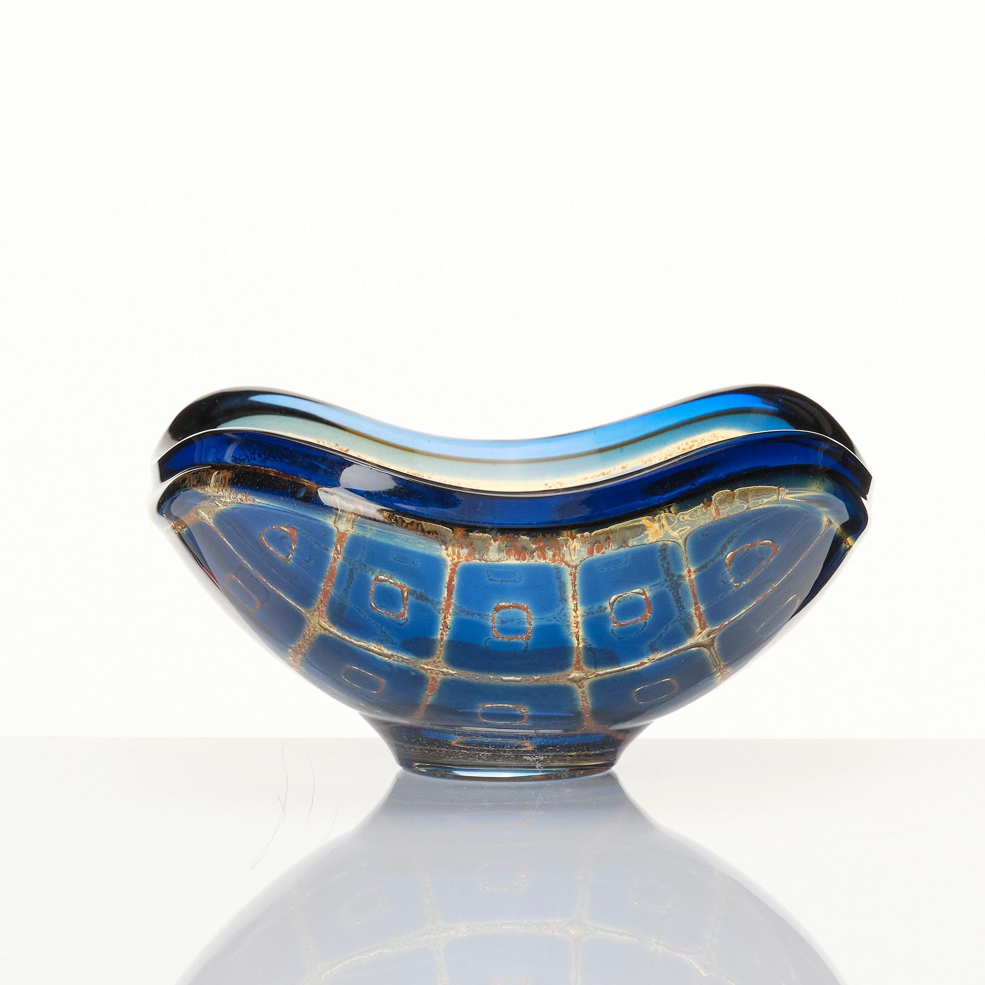 Sven Palmqvist, a 'Ravenna' glass bowl, Orrefors, Sweden 1960 or 1962.