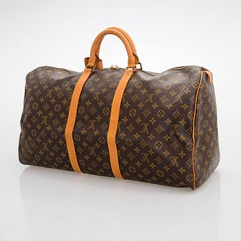 Louis Vuitton, A Monogram canvas 'Keepall 55' Bag.